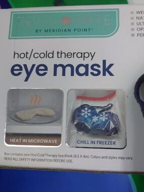 Hot/Cold Therapy Eye Mask - Purple